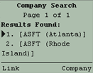 Company Search Page